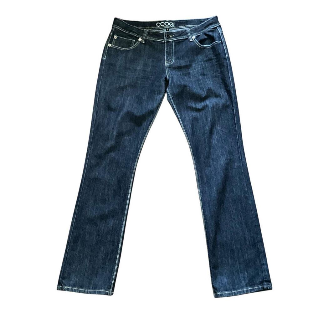 Coogi Dark Embroidered Logo Jeans: Y2K, 2000s